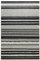 Wecon Home Moderner Green Looop Kelim Kurzflor Woll-Teppich Läufer für Wohnzimmer, Flur, Schlafzimmer, Kinderzimmer - Dijon (80 x 150 cm, Schwarz Beige)