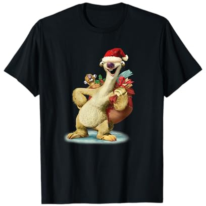 Ice Age Sid Prehistoric Santa for Christmas Holiday T-Shirt