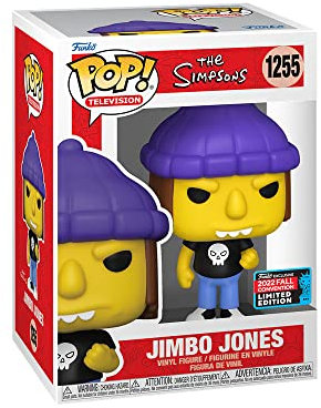 Funko Pop !Jimbo Jones The Simpsons 1255 Fall Convention Limited Edition, fun123