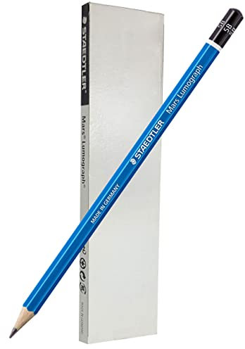 STAEDTLER Mars Lumograph 5B Graphit Art Zeichenstift, 6 Bleistifte