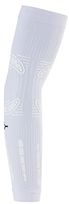 FLOKY No Strain 2pcs Manguito Deporte Biomecánico Tenis, Padel, Baloncesto Reduce las Vibraciones, Apoya el Codera y el antebrazo, estabiliza tendones y músculos, Color blanco., Wrist 22 cm - Biceps