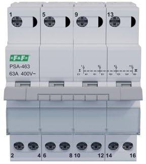 Modularer Schalter Netz - Generator 4P 40A 230/400V PSA-440 F&F