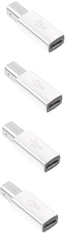 Uonlytech 4stücke Type c Zu Usb Adapter Für Elektrische Musikinstrumente Kompakter Audio-konverter Für Klavier Gitarre Mixer Tragbar Kompatibel Mit Verschiedenen Geräten