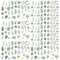 Keboyoe 27 Blatt Sticker Grün Pflanzen Aufkleber Sticker Fotoalbum Wasserdicht Blätter Sticker,Selbstklebend Transparent Blätter Aufkleber in Verschiedene Muster für Scrapbooking Stickerbuch DIY Deko