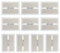 EPLZON Solderable Breadboard Mini PCB Board Gold-Plated Solder Breadboard for DIY Electronics Projects Apply to Soldering Projects 2.0x1.5(Pack of 10 Pcs,WHITE)