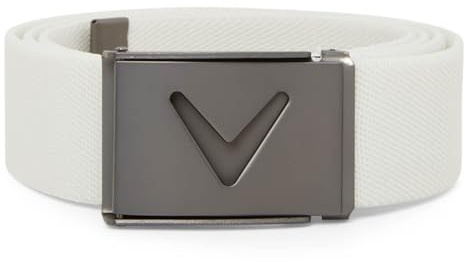 Callaway Golf Herren Webstoff Gürtel in Einheitsgröße - Strahlendes Weiß