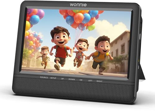 WONNIE 7.5 inch Portable DVD Player(One Screen, No Accessories)