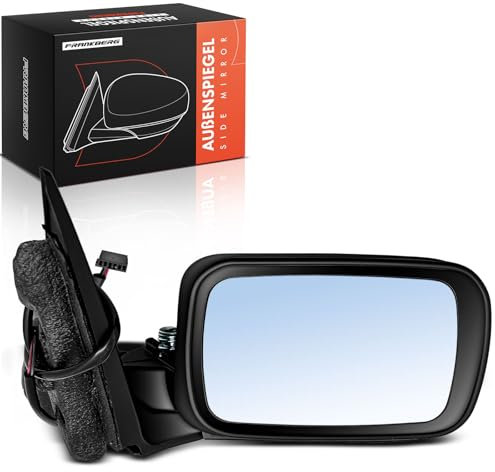 Frankberg Elektronisch Aussenspiegel Außenspiegel Rechts &-Elektrisch einklappbar Kompatibel mit 3er E46 1998-2005 3er Touring E46 1999-2005 Replace# 51168245128