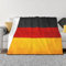 Weiche Fleecedecke mit Deutschland-Flagge, gemütlich, leicht, flauschige Decke für Bett, Couch, Sofa