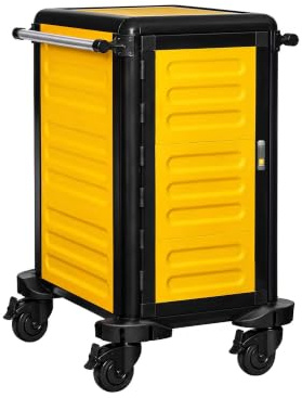 GGM Gastro Thermowagen 14x GN 1/1 57x79x99 cm | Hervorragende Isolierung für Speisentransport, robuste Bauweise, hohe Mobilität durch Feststellbremsen, sofort einsatzbereit