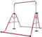 JJsdwin Barra de gimnasia para jardín infantil, de 3 a 8 años, 115 a 155 cm de altura, plegable, para interior y entrenamiento en casa, color rosa