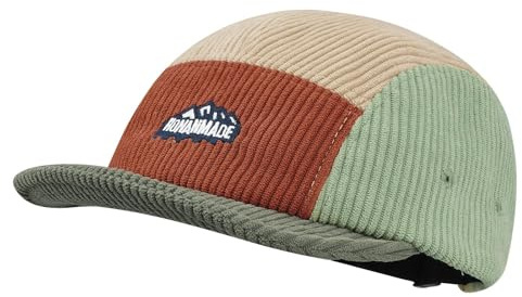 Clakllie Vintage Cord Short Brim Basecap 5 Panel Cap für Herren Damen Verstellbar Baseballkappe mit kurzer Krempe Flat Brim Caps