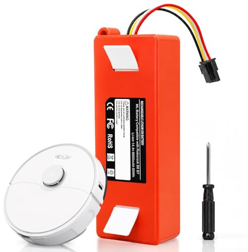 14,4 V 6600 mAh Li-Ion Ersatzakku für Xiaomi Roborock Roboter Staubsauger