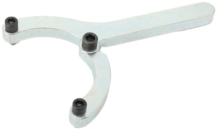 Lfhelper Adjustable Gland Nut Wrench 20–210 mm Range, Heavy Duty Hydraulic Cylinder Wrench Alloy Steel Gland Nut Spanner for Agricultural Loaders and Excavators