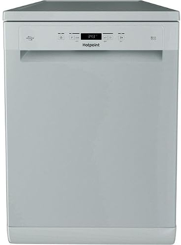 Hotpoint H3FC14BN7ASUK Full Size Dishwasher - Silver - C Rated
