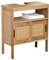 Tendance - 9900195 - Meuble Dessous de lavabo ou Evier - 2 Portes + 1 étagère + 1 niche - Style exotique - en BAMBOU
