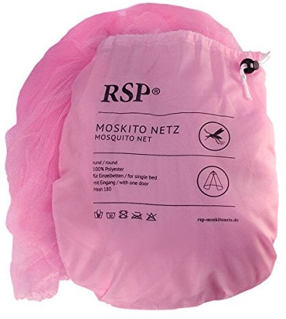 Betthimmel, Moskitonetz, Baldachin - Rosa