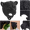 Décapsuleur en forme d'ours Grizzly avec dents d'ours - Fixation murale - Outil de barman - Noir