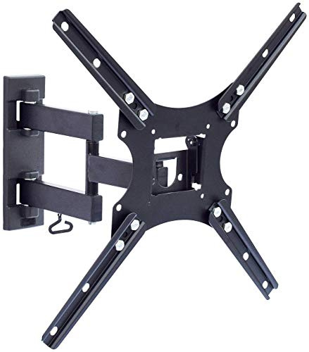 General Office Fernseher Halterung: Schwenkbare TV-/Monitor-Wandhalterung, 66-140 cm (26-55), bis 30 kg (TV Wandhalterung ausziehbar, Tvhalterung, PC)