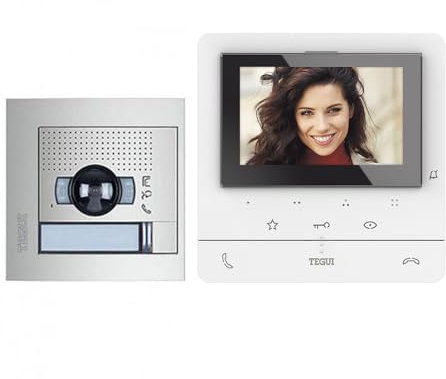 Kit Videoportero2 hilos Tegui Sfera New con monitor CLASSE100V16E Avanzado379115