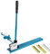 MXBAOHENG Coupe-rail DIN à double trou avec règle pour couper les rails en acier/aluminium (bleu)