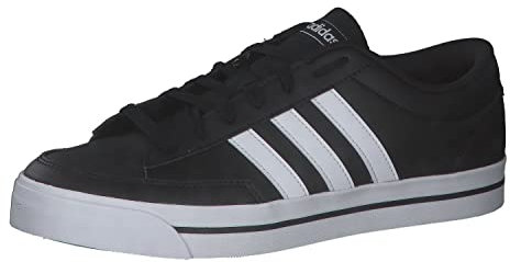 adidas Unisex Retrovulc Skate Shoe, Core Black Cloud White Core Black, 40 2/3 EU