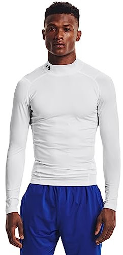 Under Armour Heatgear Armour Comp Mock Camisa de manga larga Hombre Blanco XS