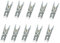 Anawakia Lot de 50 mini pinces à linge en plastique transparent pour printemps - Pour photos (2,5 cm)