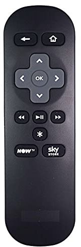 Onlineaudioelectrical Mando a distancia de repuesto compatible con NOW TV Smart Box 4200SK 4201SK 4500SK 2400SK, repuesto Now TV Box mando a distancia solo