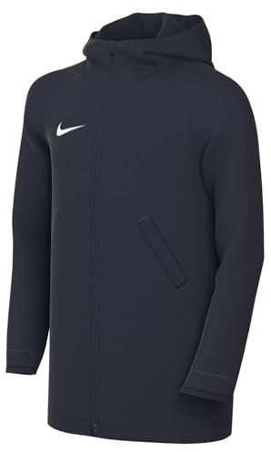 Nike Unisex Kids Jacket Y Nk Sf Acdpr Hd Rain Jkt, Obsidian/White, DJ6324-451, L
