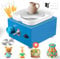 Mini Ruota di Ceramica Elettrica 2000RPM Macchina Ceramica con Vasca in ABS Rimovibile e Giradischi da 6,5/10 cm Tornio per Ceramica per Formare Argilla Macchina Kit Attrezzi da Lavoro Fai-da-Te