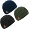 3-Pack Baby Mützen für Jungen, Mädchen - Stretchy Knit Baby Mützen, Niedliche Neugeborenen & Kleinkind Wintermütze, Weiche & Warme Kinder Mütze 0-3 Monate (Urban, S)