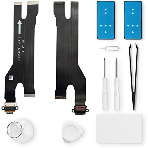 Eonpam ladebuchse ersatz für Huawei P30 Pro Charging Port USB Ladeanschluss Mikrofon Kopfhörerbuchse mit Reparaturset