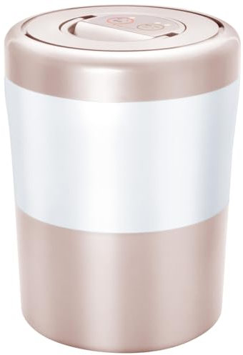 Island land - Elektrischer Design-Komposter 2L mit Hochleistungs-Filter - Intelligenter Biomülleimer für Küchenabfälle - Geruchlos, Leise, Effizient (Roségold)