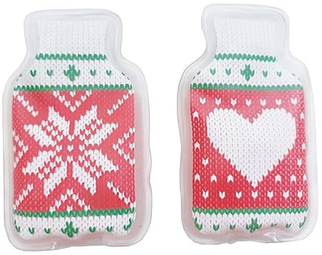 itsisa Taschenwärmer Wärmflasche Norweger (2er Set) - Wichtelgeschenk, Handwärmer, Taschenheizkissen