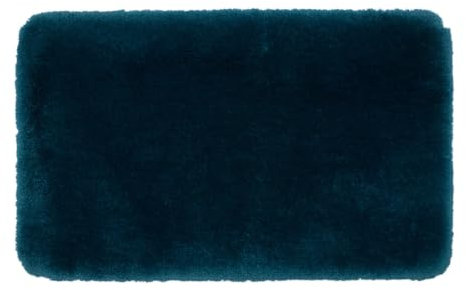 Gözze - Deluxe Badteppich mit extra hohem Flor, 100% Polyester (Mikrofaser), Mit Antirutschbeschichtung, 50 x 70 cm - Lagune