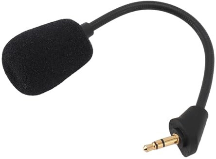 Ersatz-Game-Mikrofon, 3,5-mm-Klinkenstecker, Mikrofonarm mit Geräuschunterdrückung, Kompatibel mit HyperX Cloud Alpha, für Cloud Alpha Pro Gaming-Headsets