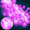100 Stück LED Ballons Lichter, Mini LED Rosa Lila Lichter Luftballon, Led Luftballoon Party Licht, Runde Ballon Licht, Leuchtende Luftballon für Geburtstag Hochzeit Weihnachten Neujahr Karneval Dekor