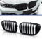 TOPTHAN Passend für BMW 7ER G11 G12 SPORT 2014-2018 Front Nieren Kühlergrill Gitter Schwarz Glanz Kühler Front Doppel Rippen Grill Links Rechts