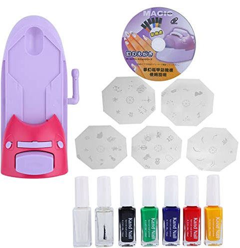 Nail Art Printer Portable Printing Machine Stamper Nail Printer Manicure Tools Plate Drawing Printing Enamel Kit for Design