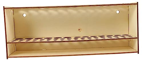 Parliky Wood Pen Holder Pencil Organizer Holder Tabletop Pen Storage Rack Organizer for Desk Use