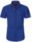 J.VER Men's Short Sleeve Dress Shirt Stretch Iron Free Regular Fit Business Casual Button Down Shirts Royal Blue XL