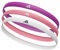 adidas Hairbands - Purple Burst, Bliss Pink, White