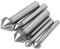 Fasenschneider, 6-teilig, Fasenschneider, Runder Schaft, 3 Kanten, 90-Grad-Geschwindigkeitsstahl, Senkerbohrer-Set, Bohrmaschinen-Teile, Heimhand, Senker-Bits