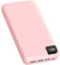 Strex Powerbank Rosa - 27.000 mAh - 22,5W Schnellladegerät - USB-A/USB-C - LED-Anzeige - Universal Powerbank geeignet für iOS/Android, u.a.