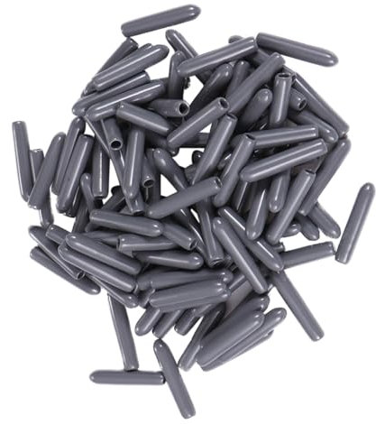 ANDRESLAD Kit De 100 Tapas De Pvc Para Rejilla De Lavavajillas, Protección De Puntas Resistentes, Cubiertas Para Reparación De Extremos, Uso Reparación De Estantes y Prolongación De Vida Útil