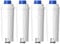 BREAUILL 4 filtros de agua para cafeteras compatibles con DeLonghi DLSC002 9310926 SER3017 5513292811, cartuchos de filtro de repuesto para filtro de agua De'Longhi ECAM, ESAM, ETAM, EC, BC Serie