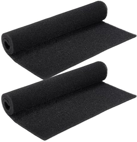 Filtres de climatisation de fenêtre : filtres en mousse à coupe flexible le filtre, filtre en mousse de climatisation, coupe de 2 x portable pour ajuster les filtres à air