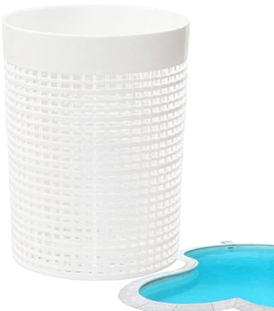 ccuzs Leaf Catcher for Pool Vacuum, Replacement Mesh Filter Basket, Large Capacity Reusable Strainer for Pool Maintenance, Outdoor and Hotel Use, Featuring Easy Basket Removal