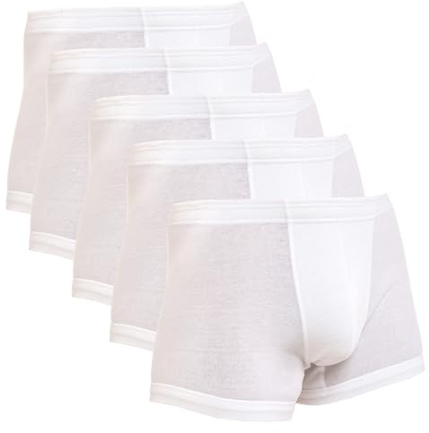 HERMKO 3901 5er Pack Herren Pant aus 100% Bio-Baumwolle mit elastischem Börtchen